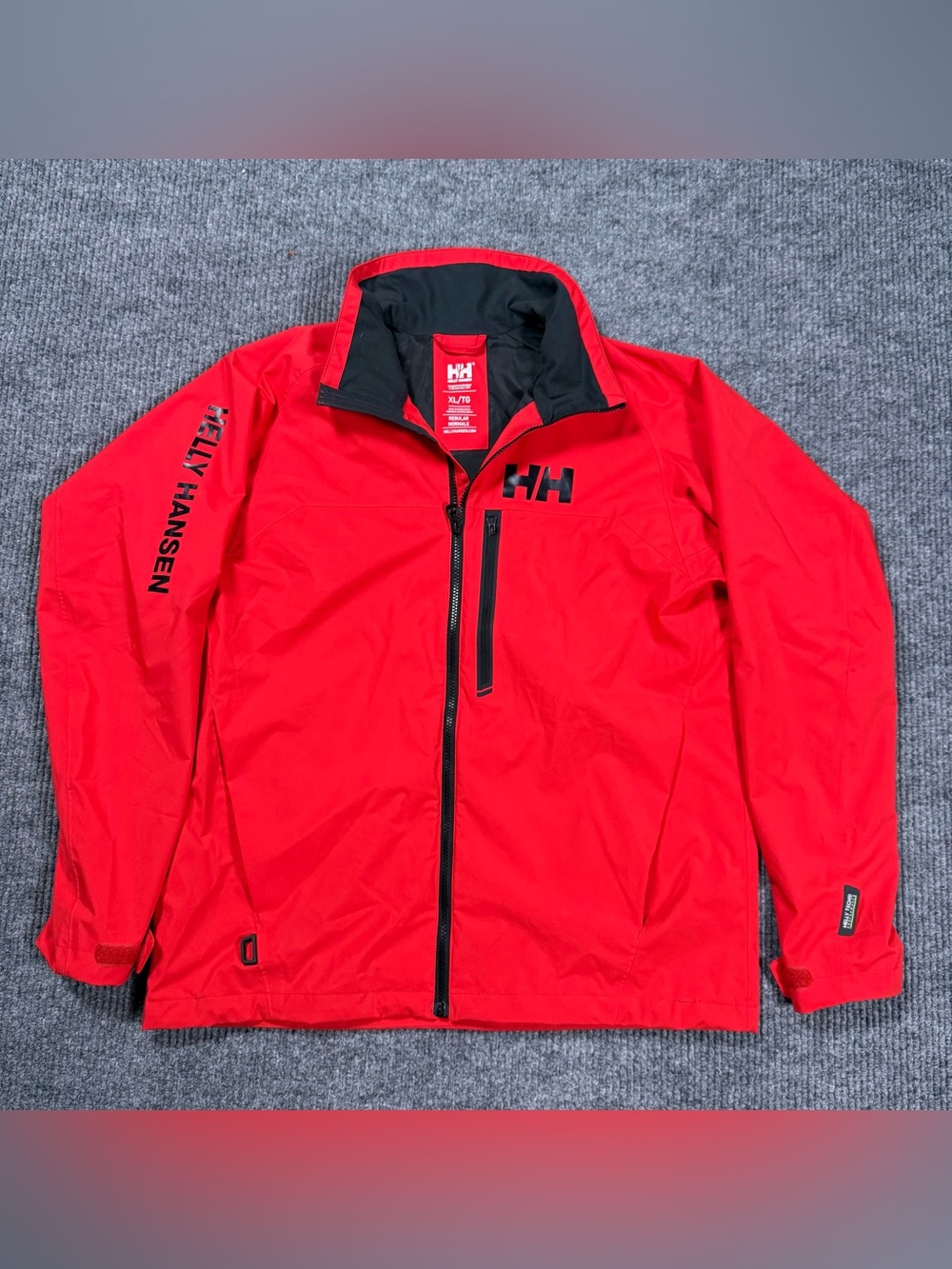 Helly Hansen HP Racing Jacket Men’s XL Red 34040 Helly Tech Sailing